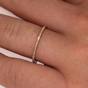 Dazzling Rose Gold Women's Infinity Ring